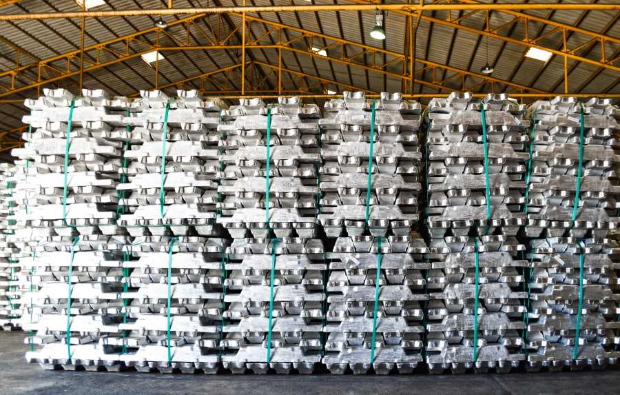 запасы алюминия