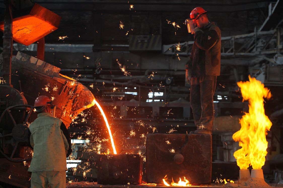 Производство чугуна и стали в Китае снизилось в конце октября 