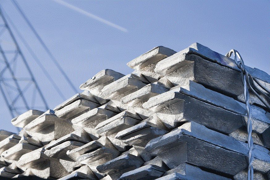 Производство первичного алюминия в США 