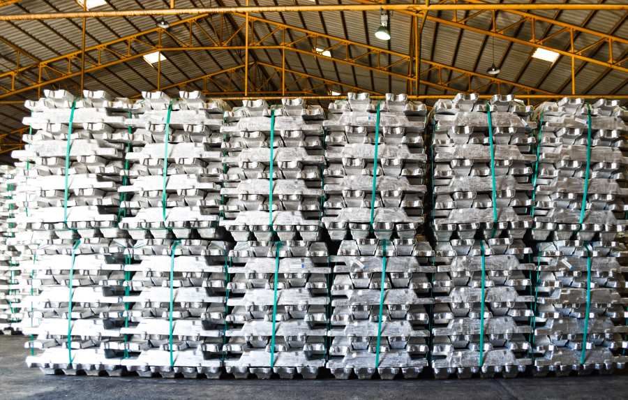 запасы алюминия