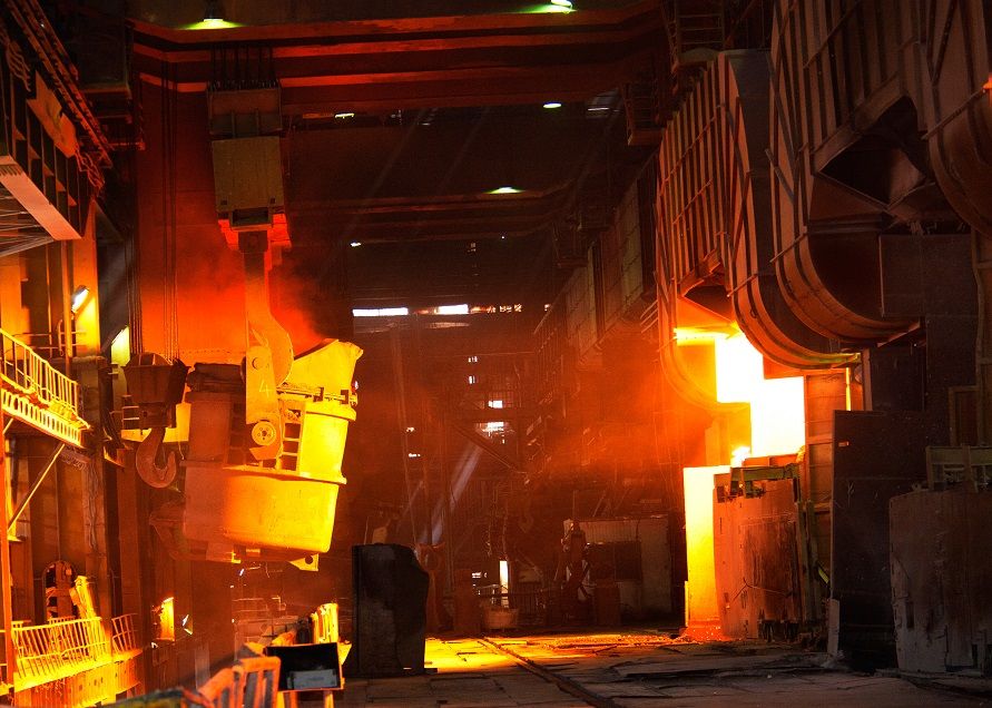 производство стали в Китае